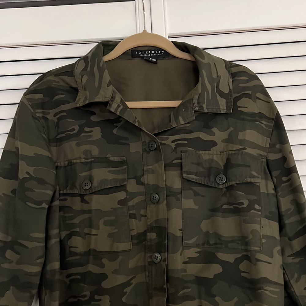 Sanctuary Camo Shacket small - Picture 2 of 6